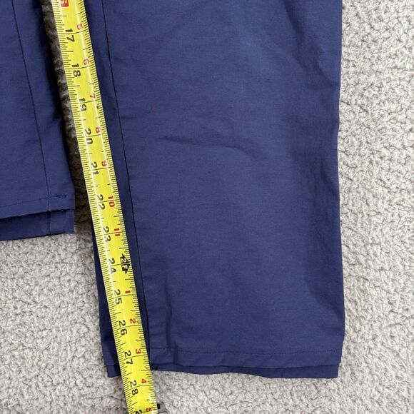 Vineyard Vines Performance On The Go Pants Mens 33x30 Blue Chino Flat Front Golf - Picture 3 of 6